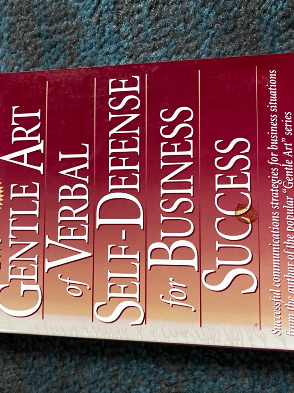 Gentle Art of Verbal Self-Defense for Business Success - Red Ombre Cover